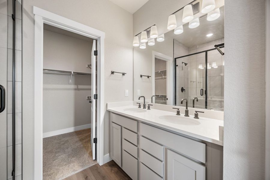 Furnished interior view inside a new home in Trails at Aspen Ridge-3, Colorado Springs (Image 15).