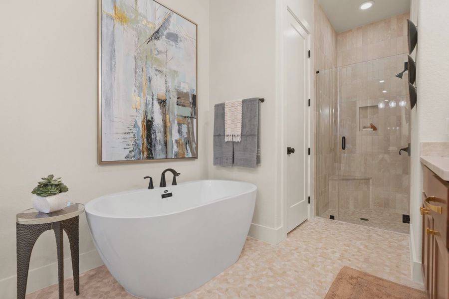 Bathroom with Water Closet and Shower