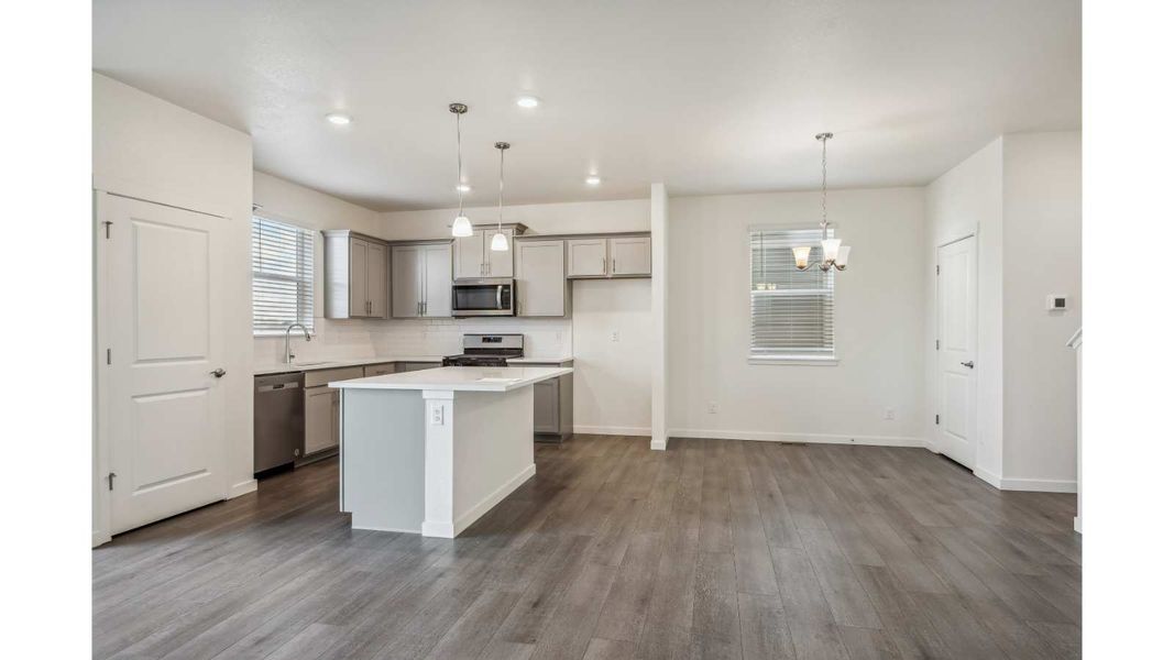 Representative furnished interior of a home built from the ELDER II by D.R. Horton in The Ridge at Lorson Ranch, Colorado Springs (Image 5).