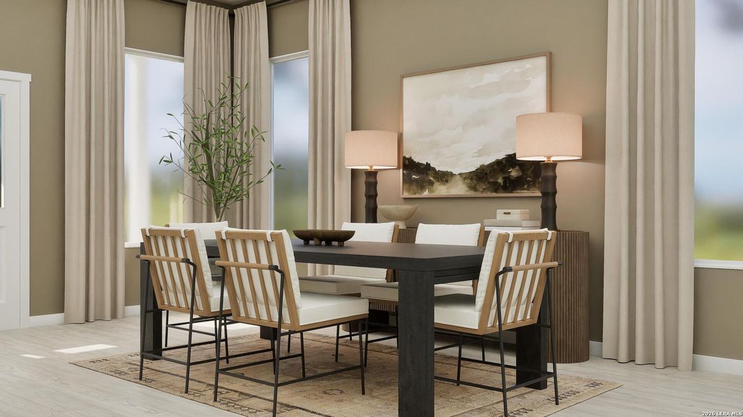 Furnished interior view inside a new home in Brookmill, San Antonio (Image 17).