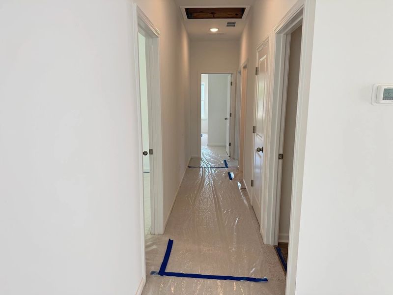 In-progress construction of a new home in Rowland's Grant, Fuquay Varina, NC (Image 16).