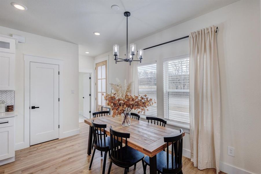 Furnished interior view inside a new home in , Fort Worth (Image 8). Furnished interior view inside a new home in , Fort Worth (Image 8).