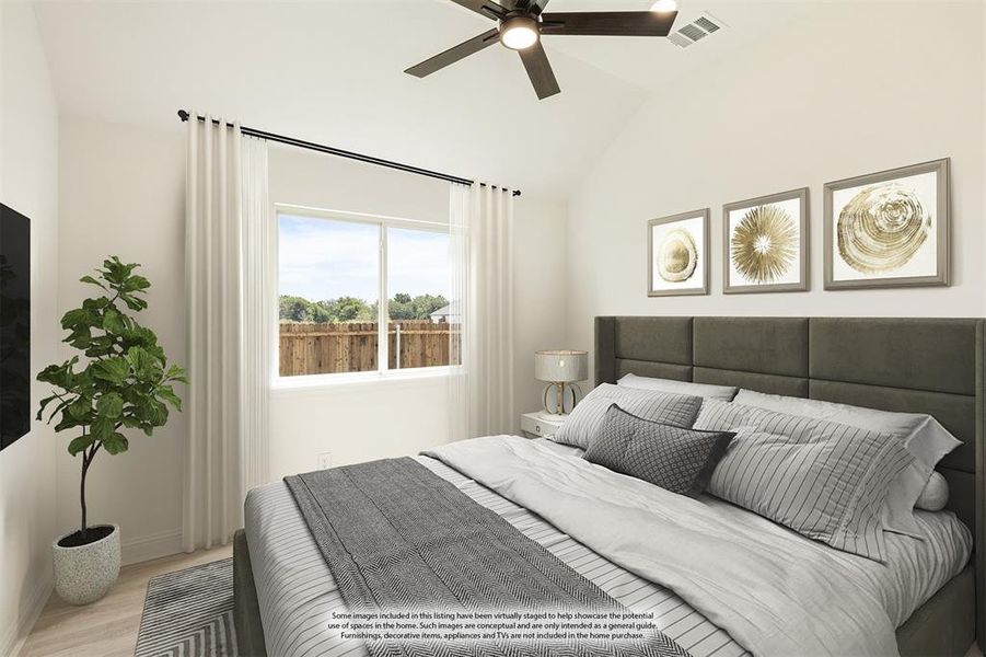 Furnished interior view inside a new home in Waverly Estates, Josephine (Image 9).