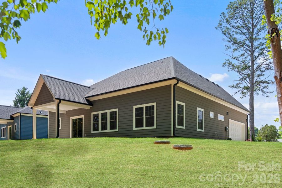 Exterior details and patio area of a home in , Huntersville (Image 4).