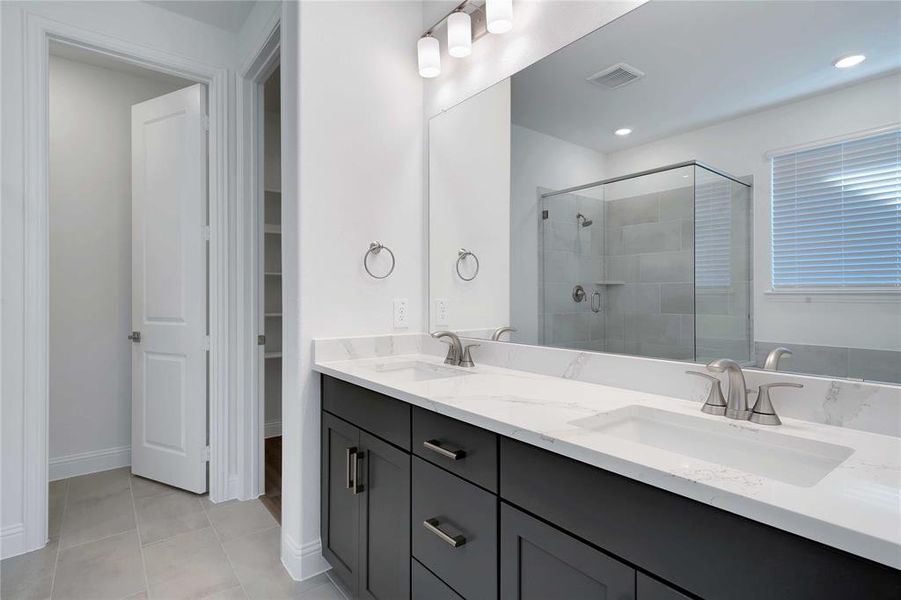 Furnished interior view inside a new home in Ashford Park - Texana Series, Corinth (Image 7). Furnished interior view inside a new home in Ashford Park - Texana Series, Corinth (Image 7).