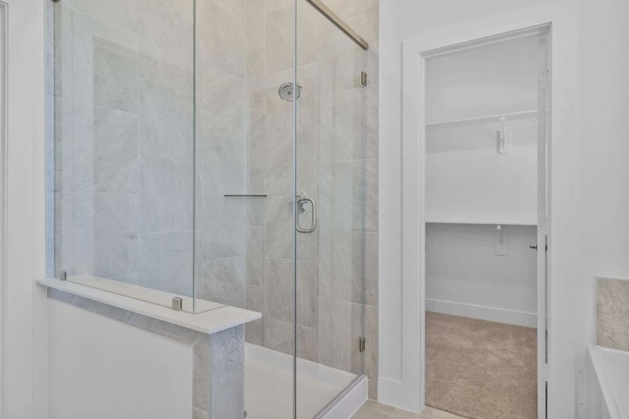 Representative furnished interior of a home built from the Cheverny by Chesmar Homes in Bridgeland Chateau, Cypress (Image 8).