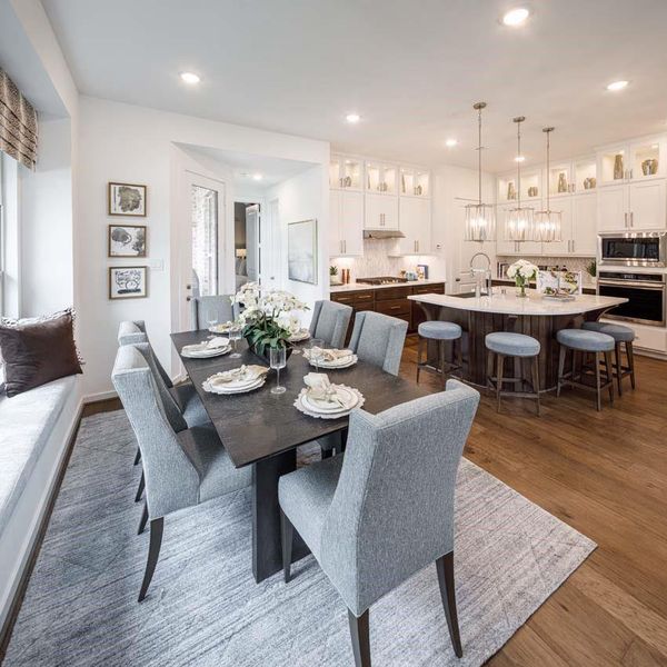 Furnished interior view inside a new home in Woodforest Townhomes, Montgomery (Image 5).