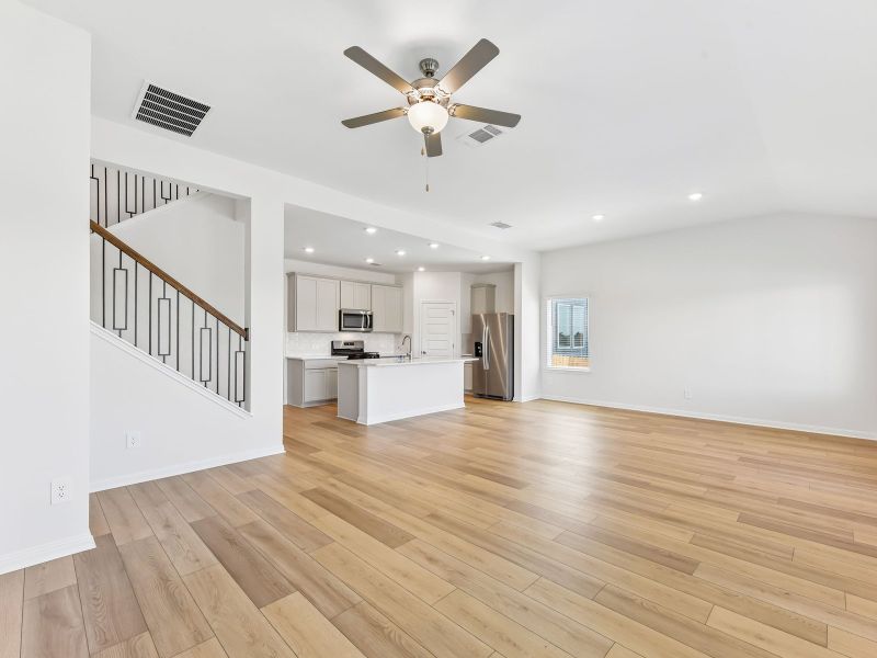 Spacious, unfurnished interior of a new home in Butler Farms - Boulevard Collection, Liberty Hill (Image 13). Spacious, unfurnished interior of a new home in Butler Farms - Boulevard Collection, Liberty Hill (Image 13).