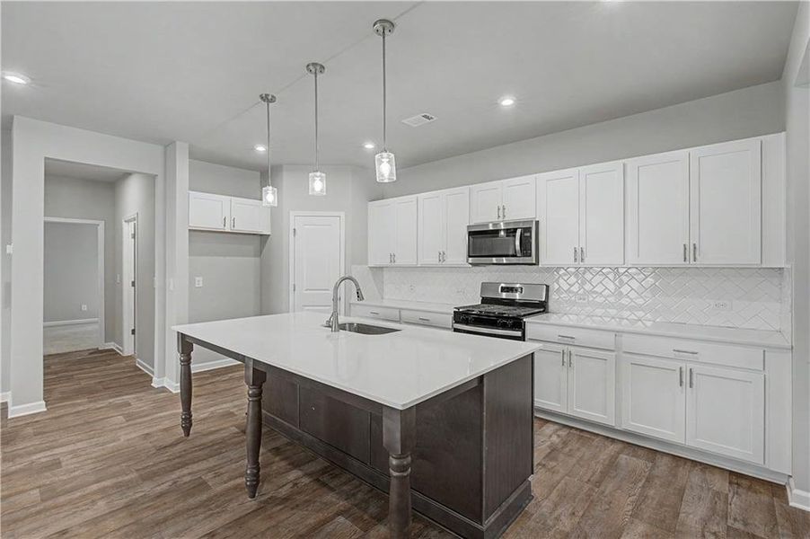 Furnished interior view inside a new home in Meadow Pines, Dallas (Image 8).