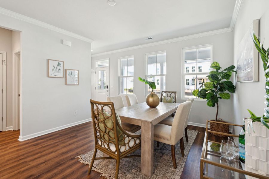 Furnished interior view inside a new home in , Summerville (Image 34).