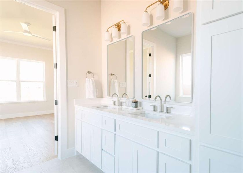 Furnished interior view inside a new home in , Aledo (Image 10).