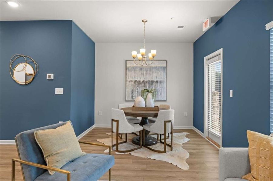 Furnished interior view inside a new home in Union Village, McDonough (Image 12).