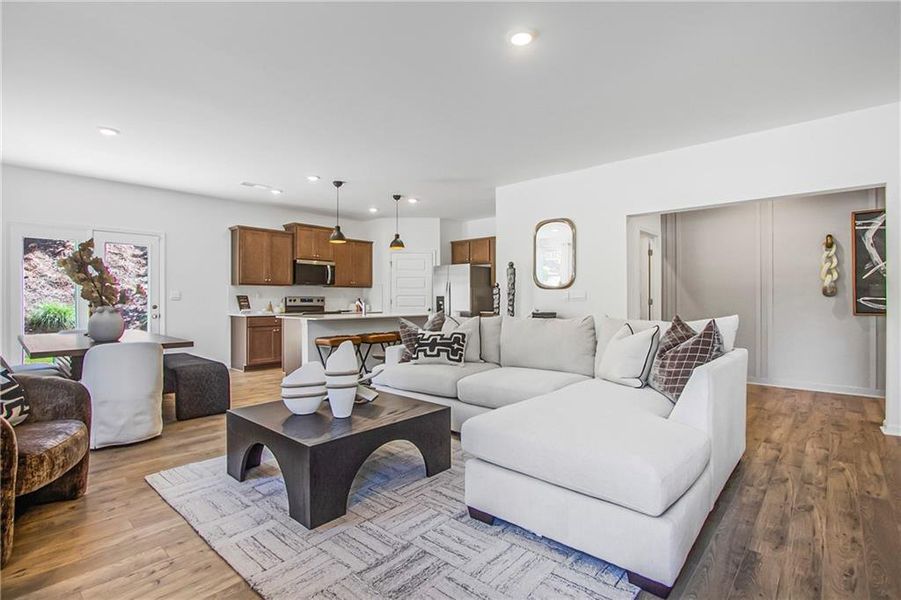 Furnished interior view inside a new home in Harvest Park, Decatur (Image 7).
