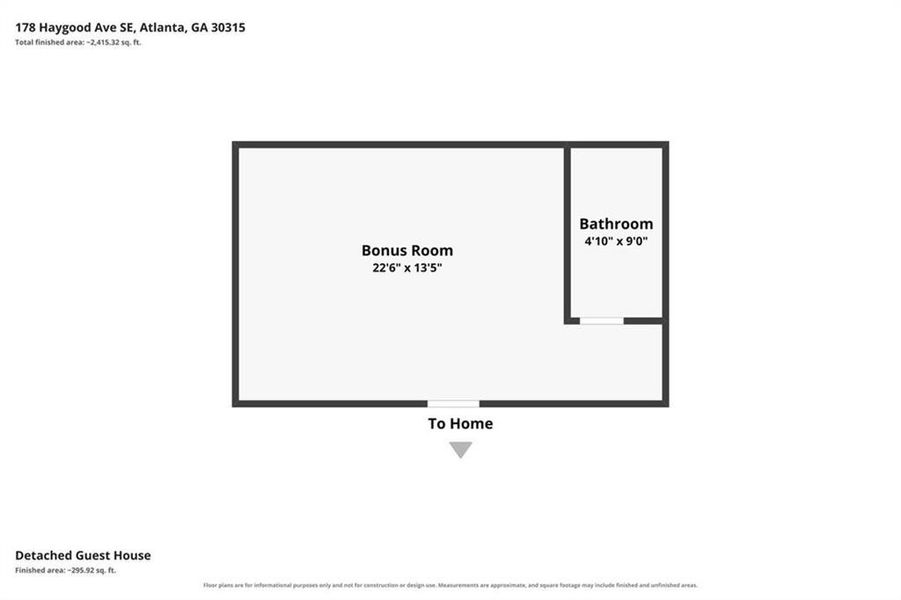 2D floor plan layout of this home in , Atlanta, GA (Image 6). 2D floor plan layout of this home in , Atlanta, GA (Image 6).
