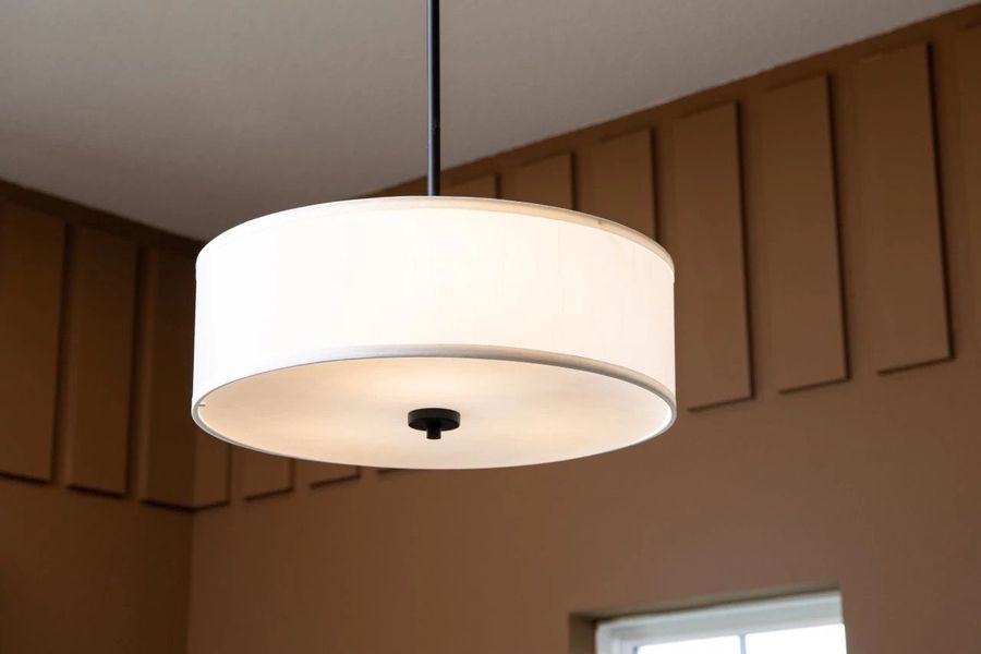 Study Light and Wall Detail