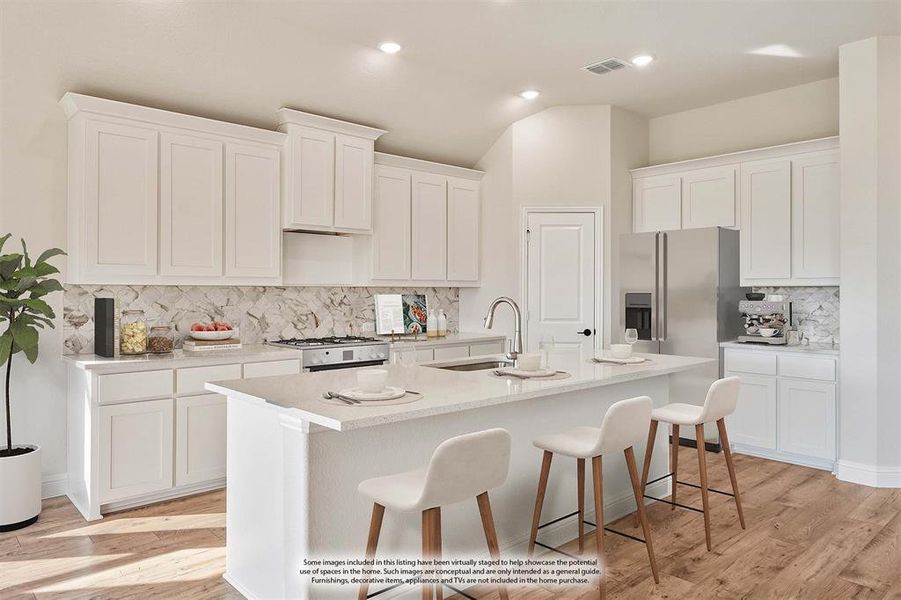 Furnished interior view inside a new home in Godley Ranch Classic, Godley (Image 9).