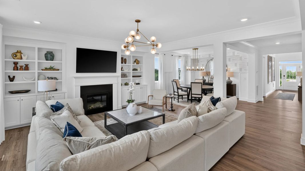 Living area corner angle