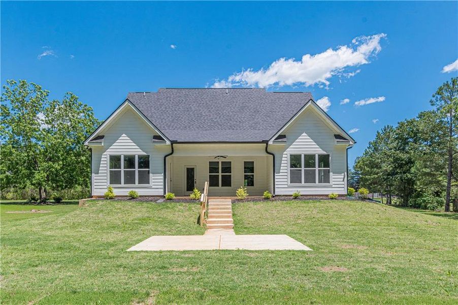 Front exterior of a new home in , McDonough, GA, highlighting curb appeal (Image 25).