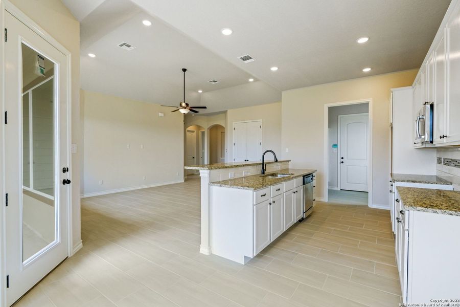 Furnished interior view inside a new home in Comanche Ridge, San Antonio (Image 9).