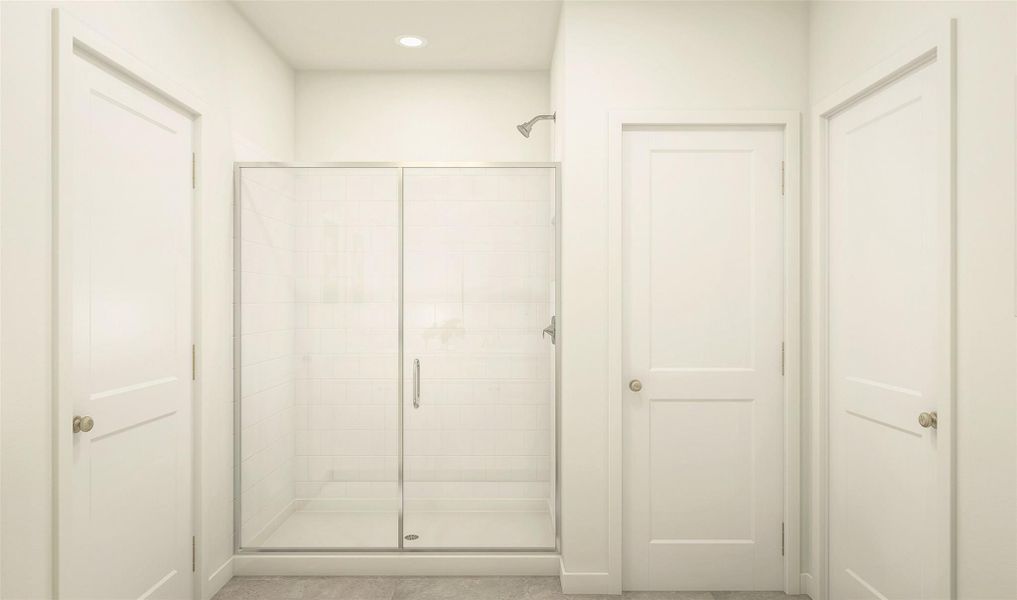 Serene primary bath (*Artist rendering used for illustration purposes only.) Serene primary bath (*Artist rendering used for illustration purposes only.)