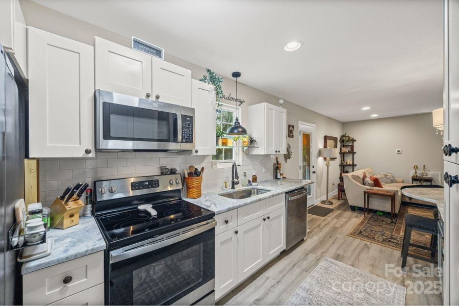 Furnished interior view inside a new home in , Clover (Image 9).