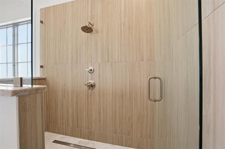 Close-up of interior finishes inside a home in , Fort Worth (Image 19).