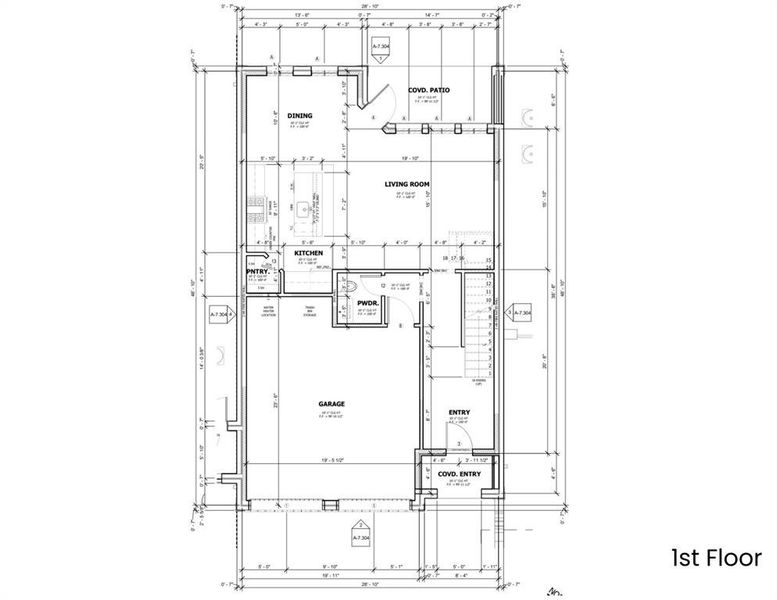 1st Level - Floor Plan