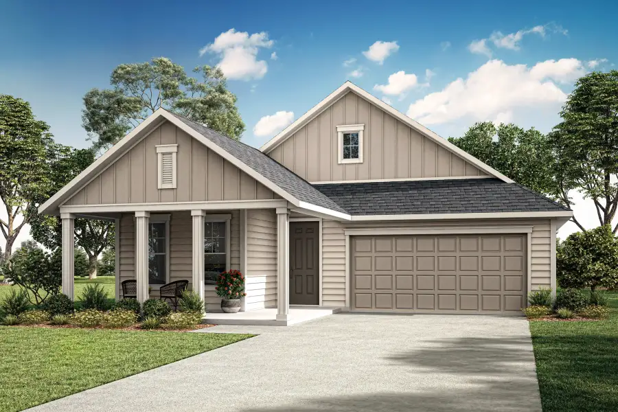 Representative exterior photo of a completed home built from the Madison by Tri Pointe Homes in Bridgewater, Midlothian, TX (Image 2). Representative exterior photo of a completed home built from the Madison by Tri Pointe Homes in Bridgewater, Midlothian, TX (Image 2).