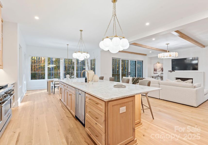 Furnished interior view inside a new home in , Denver (Image 31).