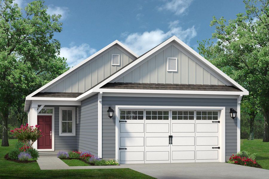 Representative exterior photo of a completed home built from the The Orchid by Chesapeake Homes in Coastal Club of the Carolinas, Calabash, NC (Image 20).