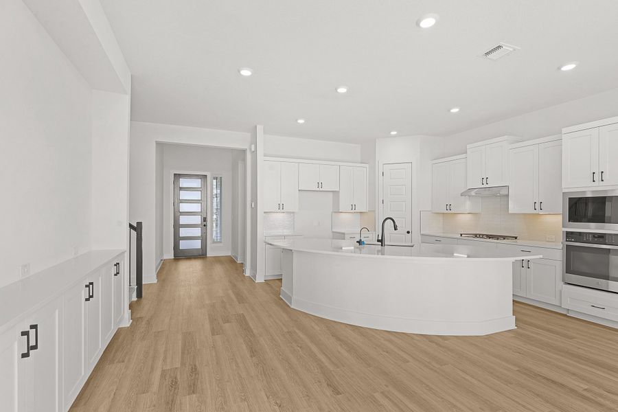 Furnished interior view inside a new home in Lariat, Liberty Hill (Image 43).