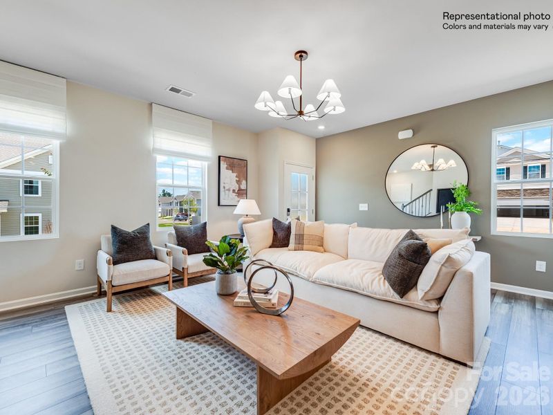Furnished interior view inside a new home in Cannon Village, York (Image 10).