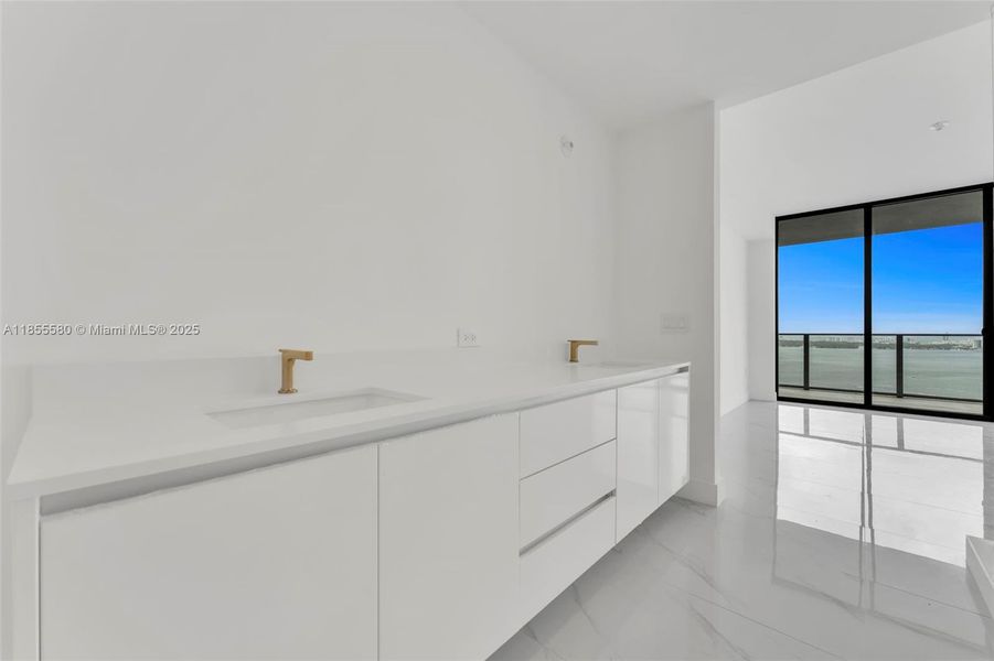 Furnished interior view inside a new home in , Miami (Image 13).