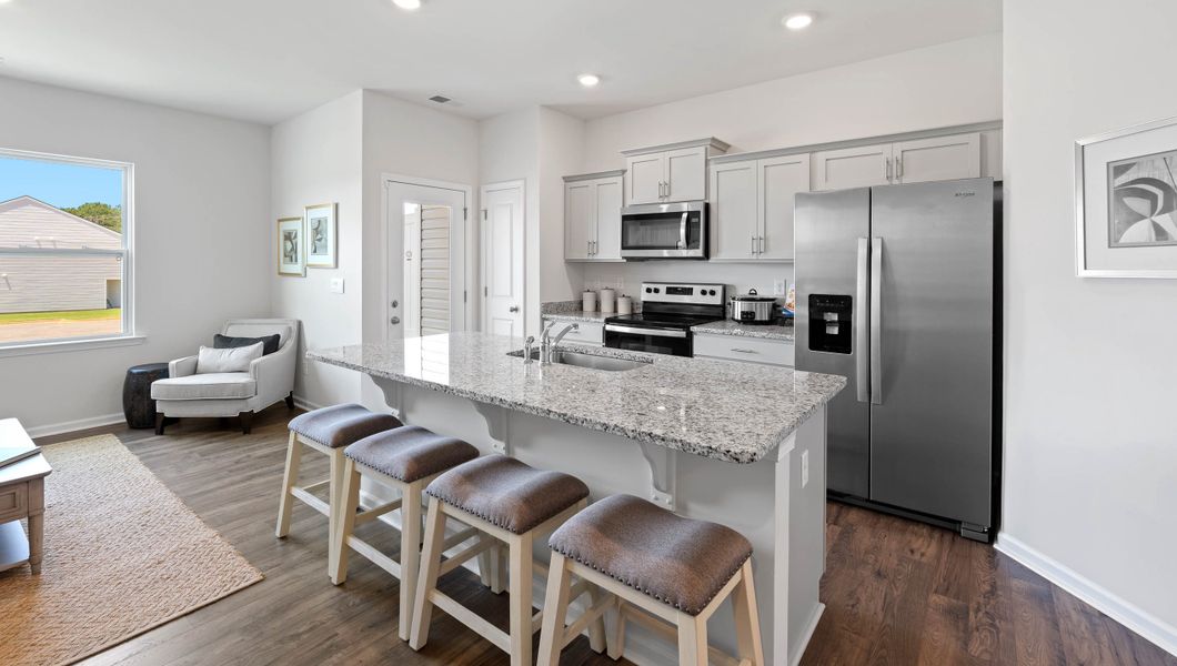 Furnished interior view inside a new home in Tanglewood Townes, Greenville (Image 9).