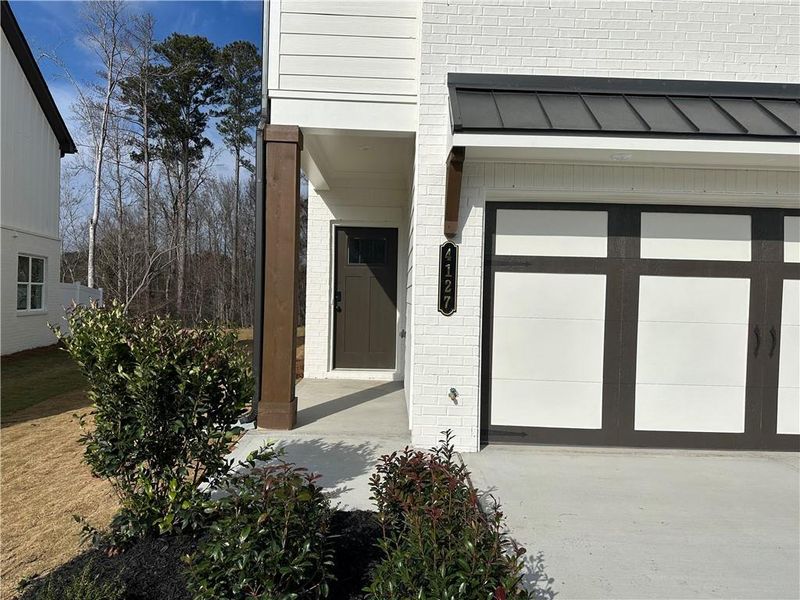 Exterior details and patio area of a home in Millstone at Mundy Mill, Gainesville (Image 21).