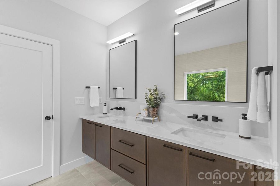 Furnished interior view inside a new home in , Charlotte (Image 16).