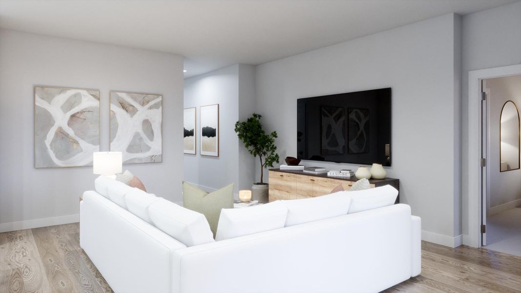 Furnished interior view inside a new home in Brack Ranch, St. Cloud (Image 5). Furnished interior view inside a new home in Brack Ranch, St. Cloud (Image 5).