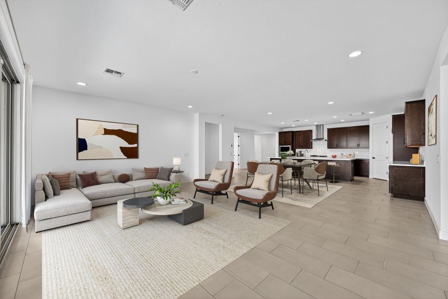 Furnished interior view inside a new home in Artisan at Asante, Surprise (Image 5).