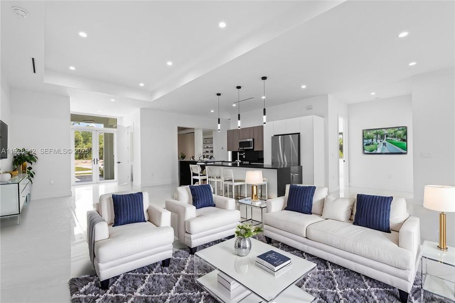 Furnished interior view inside a new home in , Naples (Image 5). Furnished interior view inside a new home in , Naples (Image 5).