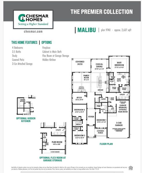 Malibu floor plan Malibu floor plan