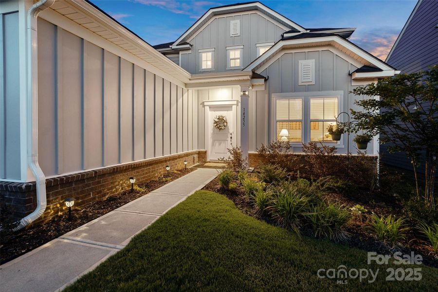 Front exterior of a new home in , Charlotte, NC, highlighting curb appeal (Image 21). Front exterior of a new home in , Charlotte, NC, highlighting curb appeal (Image 21).