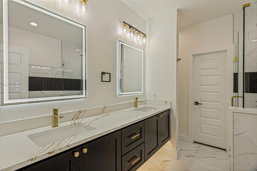 Furnished interior view inside a new home in , Denton (Image 4).