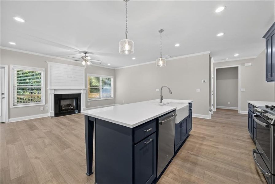 Furnished interior view inside a new home in , Loganville (Image 18).