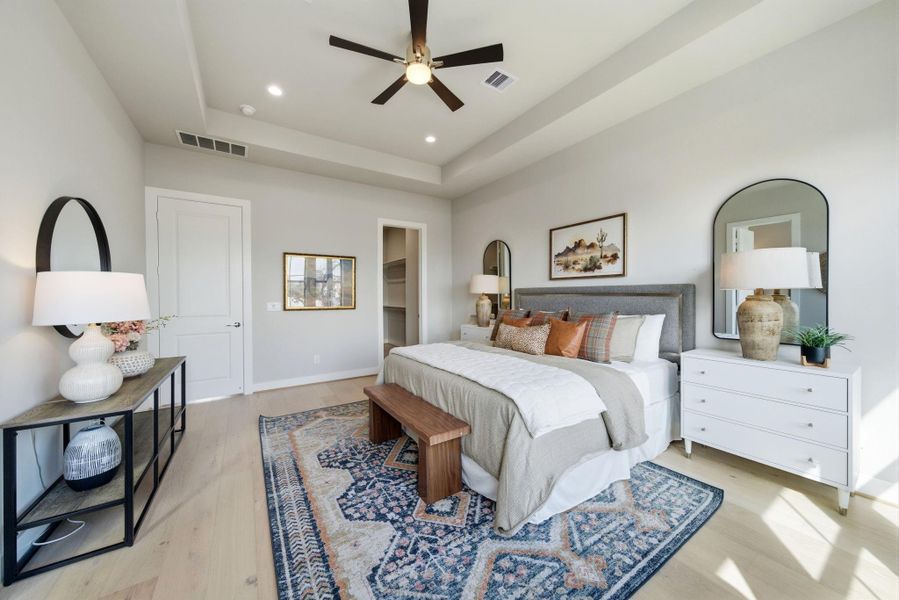 Furnished interior view inside a new home in Spring Valley Creek, Houston (Image 11).