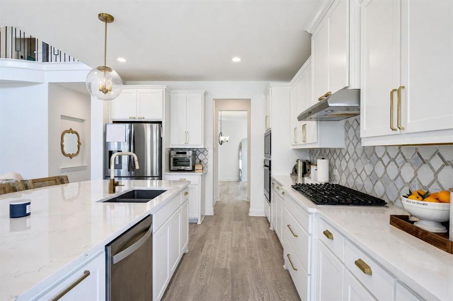 Furnished interior view inside a new home in Pecan Square, Northlake (Image 12).