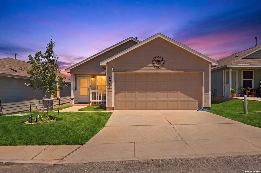 Front exterior of a new home in Crescent Hills, San Antonio, TX, highlighting curb appeal (Image 2). Front exterior of a new home in Crescent Hills, San Antonio, TX, highlighting curb appeal (Image 2).