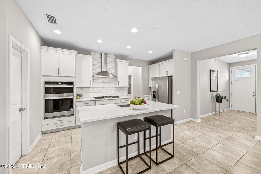 Furnished interior view inside a new home in Cordova Palms, St. Augustine (Image 14).