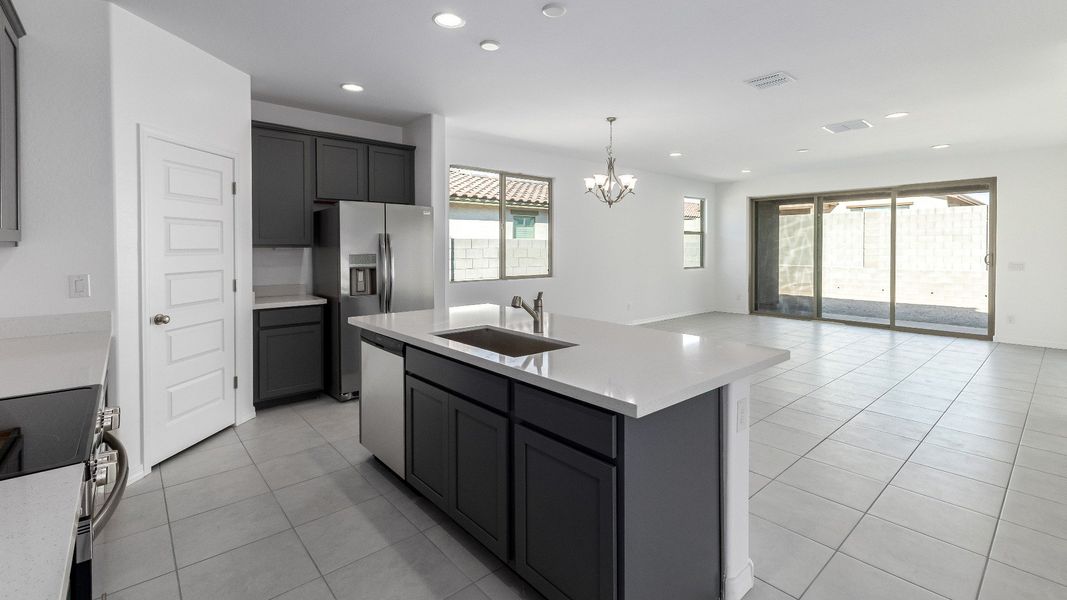 Furnished interior view inside a new home in Castillo at Anderson Parc, Buckeye (Image 8).