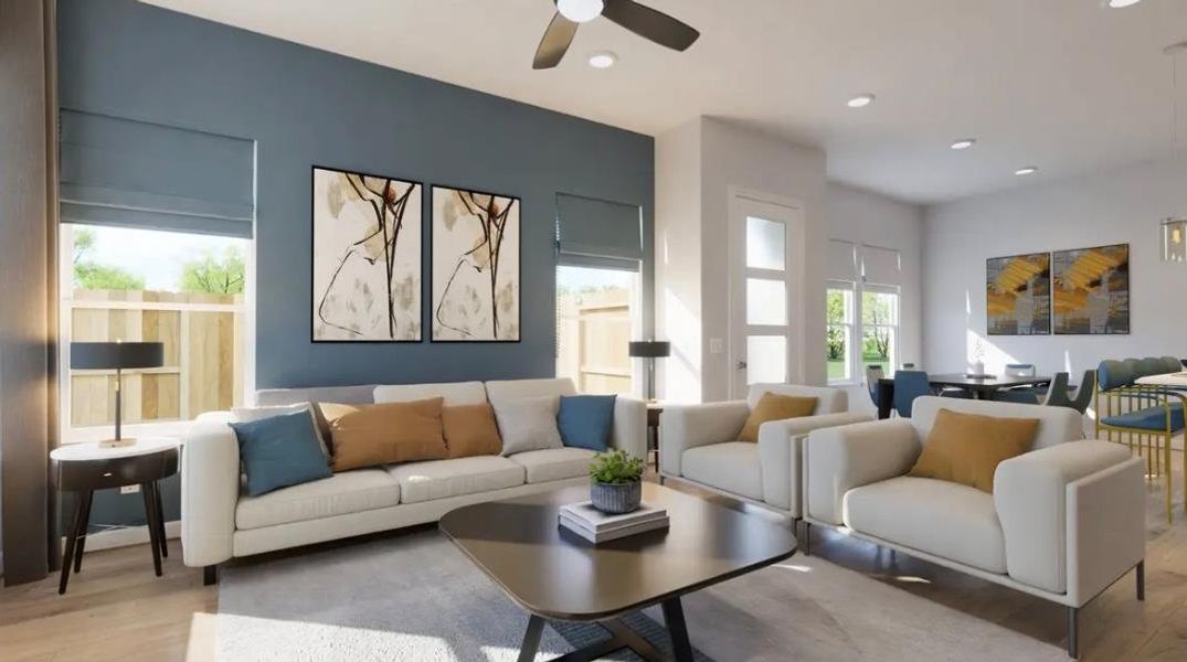 The Aria Grace- rendered photo, home is under construction