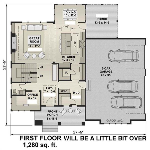 2D floor plan layout of this home in , Acworth, GA (Image 3).